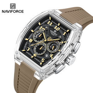 Montre-bracelet de luxe pour homme NF6118 Sport Alloy Casual Quartz Chronographe, cadran à aiguilles, étanche 5 ATM - Product Image 3