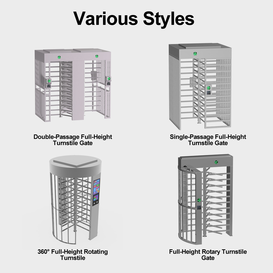 High Security Factory Swing Access Control Management Speedy Stainless Steel Gates Automatic Full Height Turnstile IP65 Face · image 4