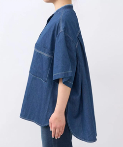 Best Quality <b>Men's</b> Casual Long Sleeve Cotton Denim Shirt Top Selling Breathable Product with Customized Logo - Product Image 3