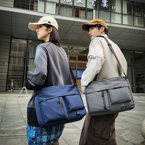 Nouveau sac à bandoulière en nylon pour homme et femme, sac fourre-tout léger, imperméable, grande capacité, sac messager - Product Image 6