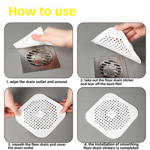 Coperchio per Scarico a Pavimento Riutilizzabile, Ispessito, Anti-Intasamento, Ecologico, Impermeabile, Anti-Odore, Anti-Cimici per Lavello da Cucina - Product Image 6