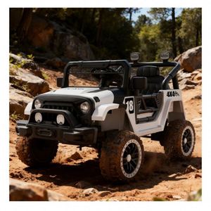Auto Eléctrico para Niños con Batería, Música, Luces LED y Control Remoto para Niños de 2 a 4 Años, Diversión de Aventura al Aire Libre de Plástico - Product Image 2