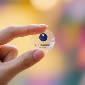 Etiqueta Adhesiva Transparente de PVC de Alta Calidad para Estampado en Caliente, Etiqueta Circular Impermeable para Logotipos de Vino, Impresión Publicitaria Plateada - Product Image 4