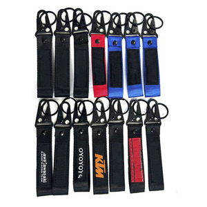 Porte-clés rectangulaire en nylon tissé durable et écologique avec motif d'ours de l'équipe de basket-ball des États-Unis, imprimé en sérigraphie, avec mousqueton - Product Image 6