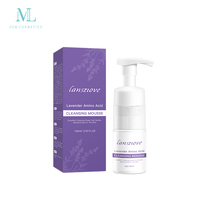 Mousse Nettoyante Bio Éclaircissante à la Lavande et aux Acides Aminés, Personnalisée pour Usines de Soins de la Peau