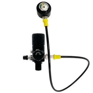 Regulador de Buceo de Aleación de Aluminio de Alta Presión 200 bar OEM para Respiración Subacuática, Rosca M18*1.5, Mini Cilindro de Buceo - Product Image 1