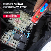 Lampu Uji Otomotif 3-in-1 DC 1-75V yang Ditingkatkan, Detektor Daya Baterai, Penguji Sirkuit Digital LCD, Penerangan Presisi Tinggi