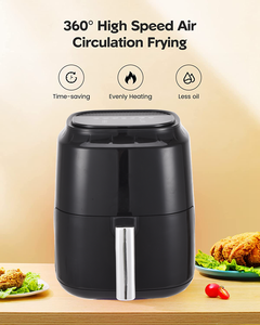 Friteuse <span class=keywords><strong>à</strong></span> <span class=keywords><strong>Air</strong></span> numérique électrique, vu sur la té<span class=keywords><strong>l</strong></span>évision, prix bas, accessoires de cuisine de haute qualité, 4L CE GS CB LFGB - Product Image 5