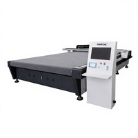 Machine de découpe numérique à plat CNC 1625 à couteau oscillant pour carton ondulé PP, vinyle et acrylique, entièrement automatique