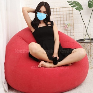 Lazy <b>Sofa</b> Chaise Lounge Home Leisure Seat for Home Outdoor Deluxe <b>Inflatable</b> Flocking Single No Beans Blue Eco-friendly PVC - Product Image 3
