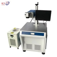 Mesin Pengukir & Penanda Laser UV Rotary 10W Berpendingin Air untuk Kulit, Mendukung Format LAS/DXF/AI/DWG/DST
