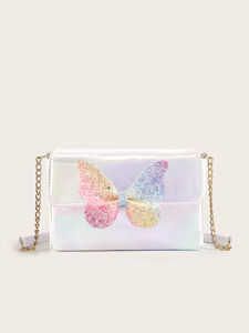 Custom Pu Women's Shoulder Bags Stadium Approved Waterproof <strong>Handbag</strong> for Travel Fashion <strong>Sequin</strong> Bow Crossbody Bags - Product Image 2