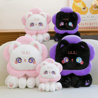 Mignon Nouveau Design Fleur Chat Jouet Super Doux En Peluche Décoration De La Maison Cadeau Rempli PP Coton Animaux En Peluche Soulagement Du Stress Jouets En Peluche