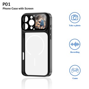 2026 Smartphone Case With Screen for Iphone 16 Pro Max Take Photo <b>Games</b> Recording for Apple 16 Pro Max 16promax - Product Image 1