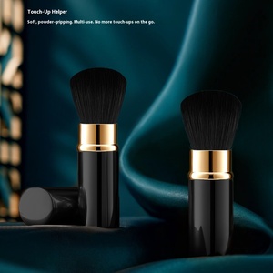 <span class=keywords><strong>Brocha</strong></span> de Maquillaje de Viaje Multifuncional, Retráctil, de Pelo Sintético, con Mango de Metal, Nueva <span class=keywords><strong>Brocha</strong></span> <span class=keywords><strong>para</strong></span> Polvos Sueltos y Colorete, Herramienta Facial - Product Image 2