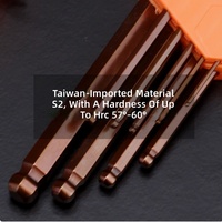 Jeu de clés Allen DIY OEM polyvalentes en acier au chrome-vanadium, pointe hexagonale Torx, couple maximal de 30 lb-pouces, pour réparation à domicile