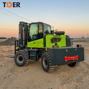 כונן ארבעה גלגלים מחוץ לכביש מלגזה האחורי המפרק 3 טון 3000 ק "ג 4WD כל השטח מלגזה שטח מלגזה - Product Image 5