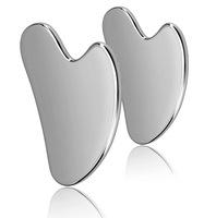 Offre Spéciale : Outil de Massage Gua Sha en Acier Inoxydable 420 pour Réduire les Gonflements, pour le Corps et le Visage, Utilisation à Domicile