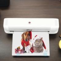 Plastifieuse de bureau A4 de qualité supérieure à grande vitesse de laminage 300 mm, plastifieuse thermique à chaud et à froid pour formats de papier A4, A5, A6