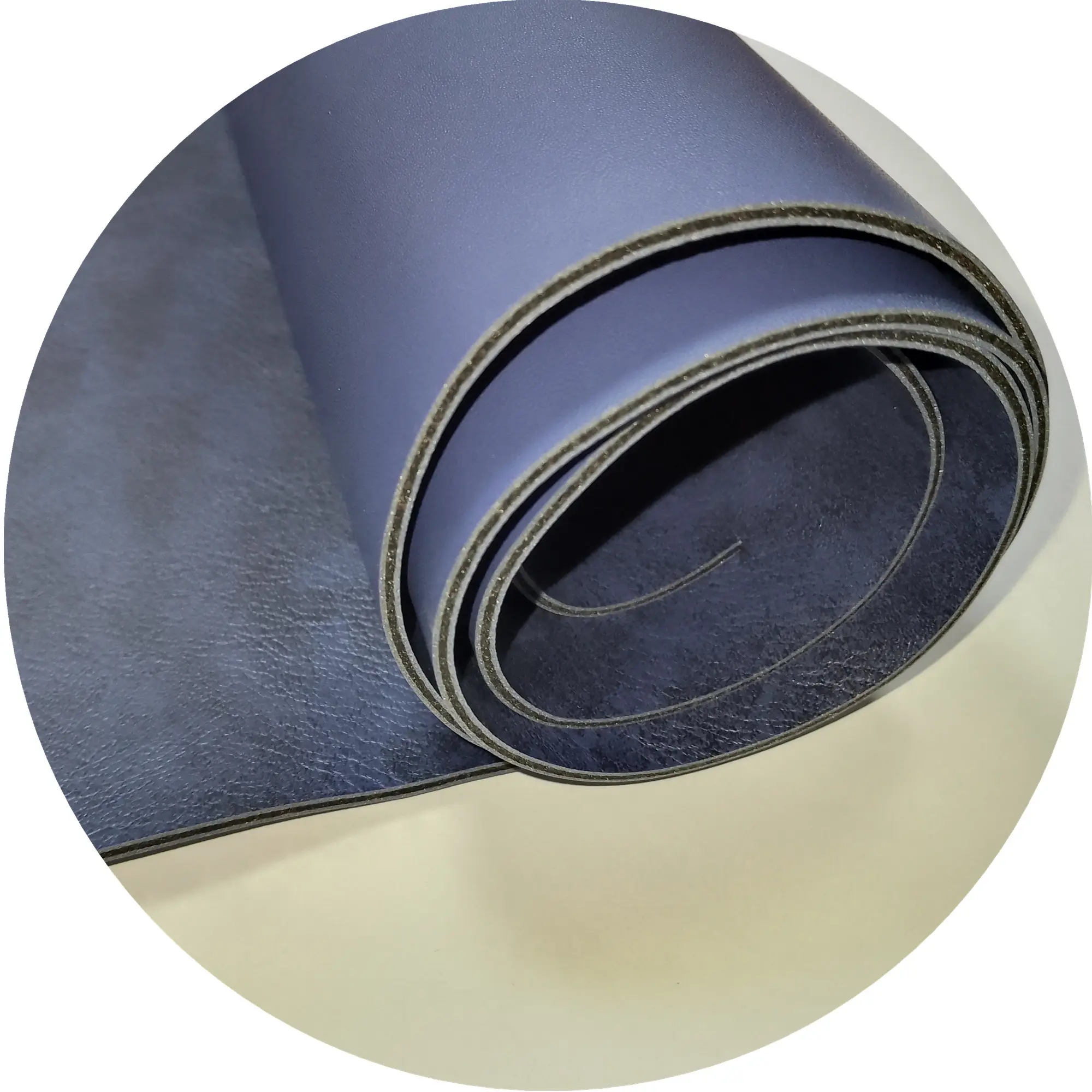 2.0mm Thickness Double side coating PVC leather for desk pad synthetic leather place mat PVC faux leather