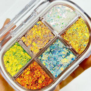 Paleta de Sombras de Ojos Brillantes MLM Glitter Supplier, Personalizada con Temática de Halloween, de Larga Duración, Resistente al Agua y Fácil de Limpiar - Product Image 2