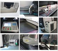 Nueva Máquina de Corte Láser Panorámica Automática de Alta Velocidad Ayf, Cortadora de Tela, Cámara, 1814 mm, 130 W, Plotter de Corte