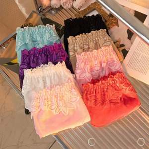 Sexy Briefs Panties Lace Bow Women Underwear Color Rhinestone Transparent Underpant Seamless <strong>Brazilian</strong> Intimate Female <strong>Lingerie</strong> - Product Image 1