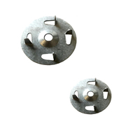 OEM Rondelle à griffes en acier galvanisé de 1-1/4 po avec 4 griffes pour l'installation de panneaux de support étanches et de murs de douche