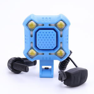 Luz Delantera para Bicicleta con Bocina, Carga USB, Resistente al Agua, Material de PC, Luz para Ciclismo Nocturno y Bicicleta de Montaña - Product Image 2