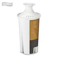 Wellblue Best Filtre de remplacement pour pichet Filtre à eau Cartouche de remplacement pour pichets à eau Cruche