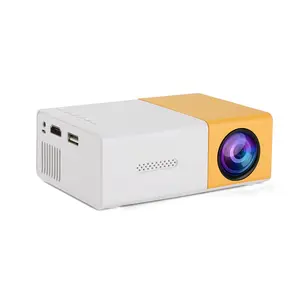 YG300 LCD Proyector 600LM Home Media Player Mini proyector para videojuegos TV Home Theater Soporte HD Home Midea Play