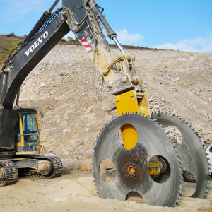 YS-20DS Accessoire de scie à roche pour démolition, scie à roche de carrière, machine de découpe hydraulique, scie circulaire pour pelle - Product Image 2