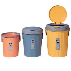 ถังขยะพลาสติกฝาพับ9L ถังขยะมีฝาปิดถังขยะในครัวถังขยะแบบฝาพับ - Product Image 6