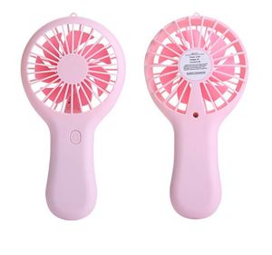 Ventilateur portable USB rechargeable IStapromo Gifts, mini ventilateur silencieux à main avec support de poche en plastique durable - Product Image 6