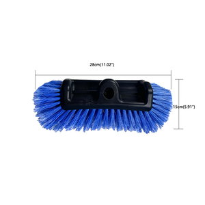 5 Side Soft Bristle Car Wash Brush Water Fed Solar Panel Cleaning Brush With 12FT Extension Aluminum Pole - Product Image 4
