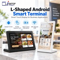 Büyük 15.6 İnç Android L Şekilli Tablet RK3566 Dokunmatik Ekranlı Tezgah Üstü Bilgi Terminali, Kamera, WiFi, Bluetooth, RJ45 özellikli