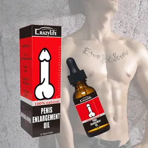 OEM Huile de sexe XXL Produits d'agrandissement Huile de massage d'agrandissement de haute qualité pour hommes Huile de massage d'élargissement longue durée pour hommes Gel lubrifiant