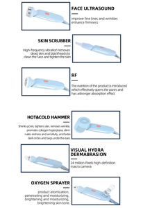 Máquina de Limpieza Facial Aqua Peel 6 en 1, Hidrodermoabrasión con Burbujas Pequeñas, Hydra AquaJet, Rejuvenecimiento de la Piel, Exfoliante, Dermoabrasión - Product Image 6