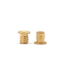 M3 M4 M5 M6 Brass Stainless Steel Threaded Insert Nut for Plastics 74215-04 Spred Lok Flanged