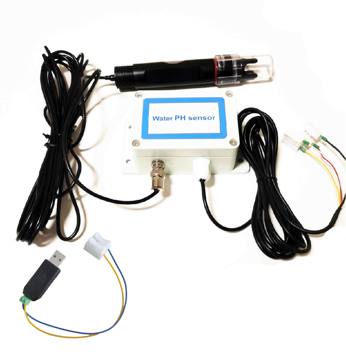 Lora Lorawan Gprs 4G Wifi Wireless Anti-Corrosion With Temperature Compensation Water Ph Detector