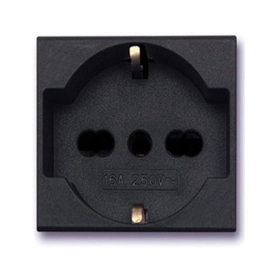 45390 Ave 15TS SCHUKO bipasso นัวร์ S45 2P + T 10/ปลั๊ก16A กับซ็อกเก็ตอุตสาหกรรมและใช้ในโรงพยาบาลใช้16A สีดำสำหรับเครือข่าย WIFI - Product Image 1