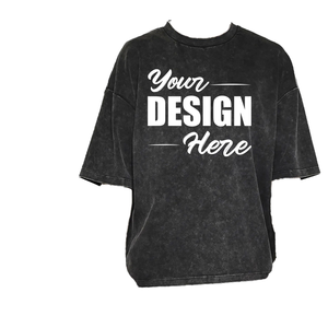 ZYtshirt personnalisé 270GSM coton délavé à l'acide T-Shirt surdimensionné sérigraphie et broderie Streetwear HipHop Design 100% coton - Product Image 3