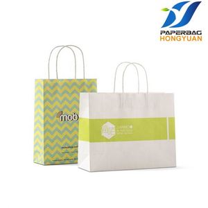 Paper Bag with Handle Shopping Bag for Bakery Retail Store Logo Printed for Paper Bag - Product Image 5