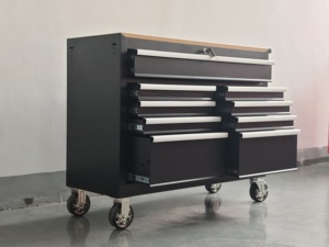 9 ngăn kéo công cụ di động Tủ ngực với bánh xe làm việc xe đẩy với bàn làm việc cán công cụ tủ - Product Image 5