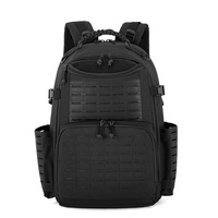 Sac à dos tactique personnalisé de 3 jours pour hommes femmes découpé au laser système Molle fermeture à glissière doublure en polyester cadre interne unisexe