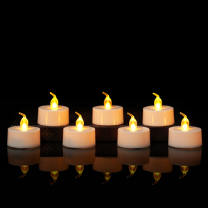 <span class=keywords><strong>Bougie</strong></span> chauffe-plat électronique sans fumée Bougies à LED à piles pour la maison Veilleuse Petites bougies à LED - Product Image 1