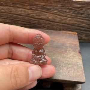Petite Statue de <span class=keywords><strong>bouddha</strong></span> en cristal de 3cm, artisanat de guérison naturelle, pierre de sculpture Semi-précieuse pour la décoration de la maison, vente en gros - Product Image 5
