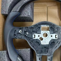Volant en cuir très vendu pour Volkswagen Mk6 Golf 6 Gti Mk7 Golf 7 Passat CC GTD GTS Volant en fibre de carbone