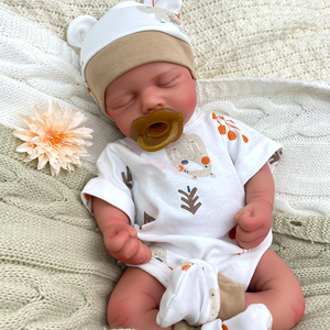 Muñeco <span class=keywords><strong>Reborn</strong></span> de Silicona Completa, Calvo y Adorable, Textura Suave y Auténtica, Regalo de Cumpleaños para Niños, Anciano Solitario - Product Image 1