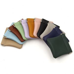 <b>Mini</b> Pocket Coin Bag Waterproof PU Leather Squeeze Mahjong <b>Pouch</b> No Zipper Self-Closing Coin Purse - Product Image 2